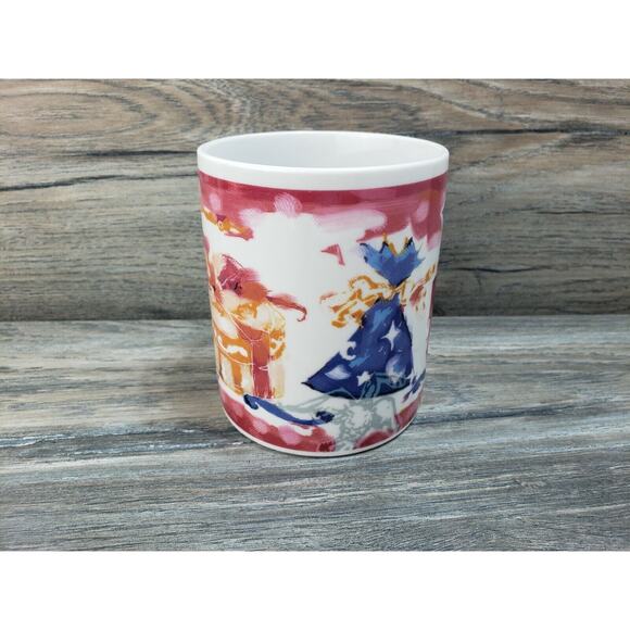 Starbucks By Deborah Reinhart Coffee Mug Christmas Presents - Picture 2 of 7